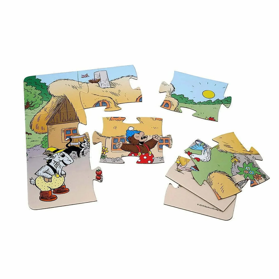 Rasmus Klump 2 puslespil - Gård